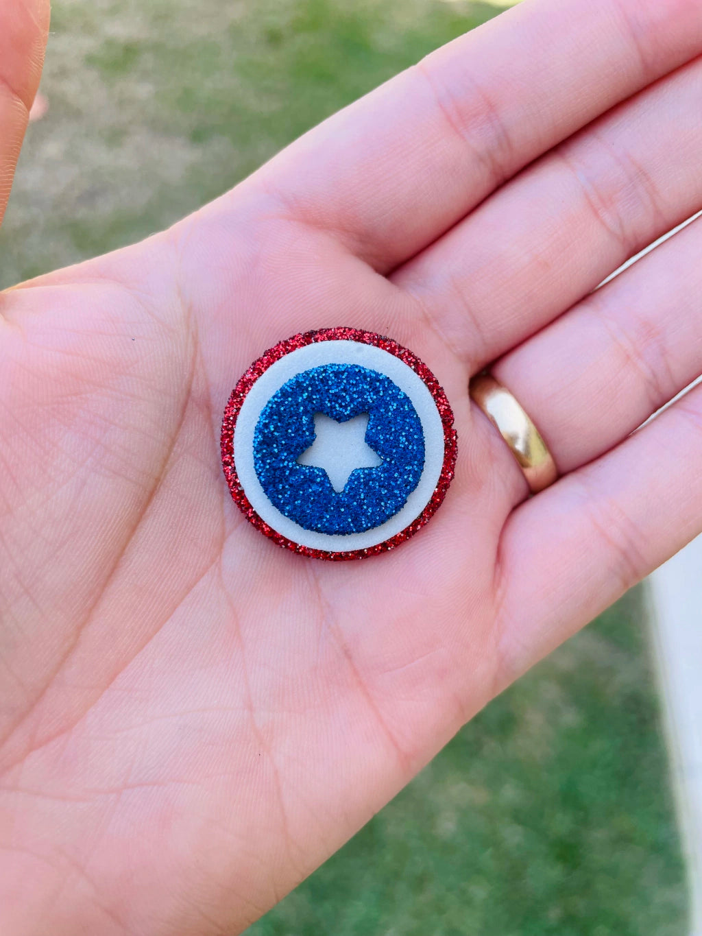 Super Hero - Cap America Sticker LP