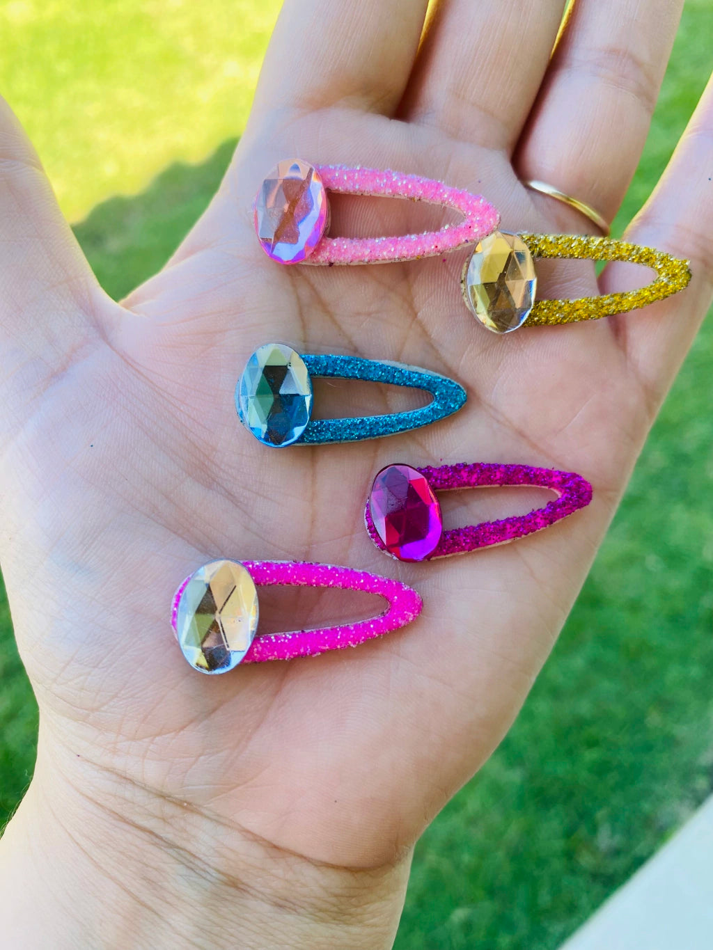 NEW - Stone Hairclip Sticker