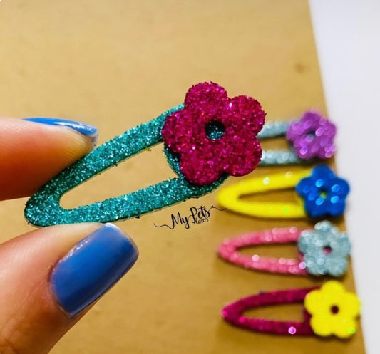 Flower Hairclip Sticker