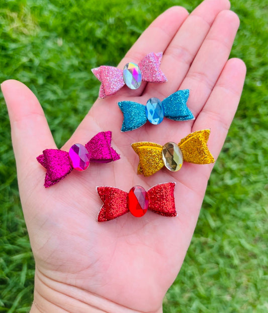 Small Gem Sticker Bow